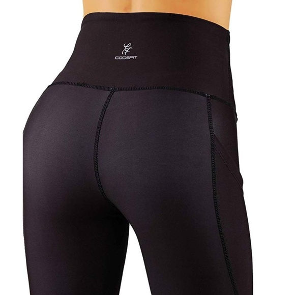 Ombre leggings side pockets capri high waist - Picture 3 of 5